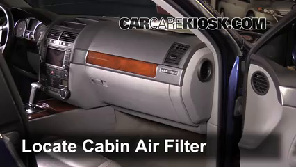 2006 Volkswagen Touareg 4.2L V8 Air Filter (Cabin)