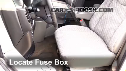 Interior Fuse Box Location 1996 2019 Chevrolet Express 3500