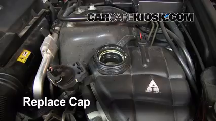 how to add coolant mercedes benz ml350 (2006 2011) 2007 mercedes Mercedes Benz Engine Sludge secure the coolant reservoir cap