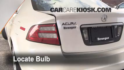2007 Acura TL 3.2L V6 Éclairage Feux de marche arrière (remplacer une ampoule)