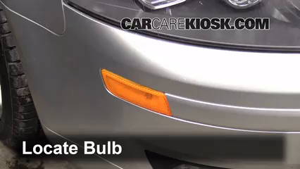 2007 Audi A3 2.0L 4 Cyl. Turbo Luces Luz de estacionamiento (reemplazar foco)