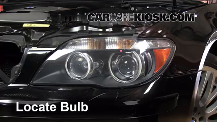 2007 BMW 750Li 4.8L V8 Lights Headlight (replace bulb)