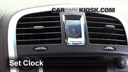 2007 Cadillac SRX 4.6L V8 Reloj Fijar hora de reloj