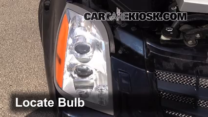 2007 Cadillac SRX 4.6L V8 Lights Highbeam (replace bulb)
