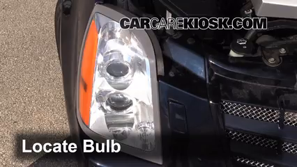 2007 Cadillac SRX 4.6L V8 Luces Luz de estacionamiento (reemplazar foco)