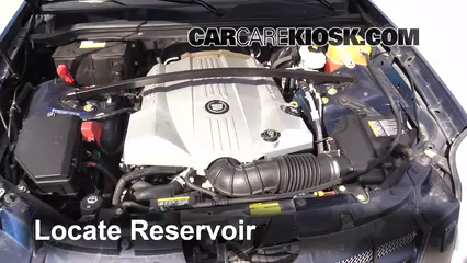2007 Cadillac SRX 4.6L V8 Líquido limpiaparabrisas Controlar nivel de líquido