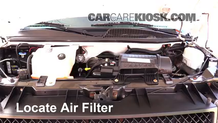 How to Change Engine Air Filter: 2007 Chevrolet Express 3500 LS 6.0L V8