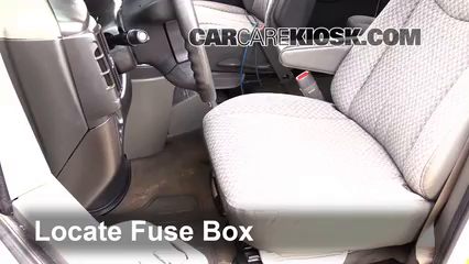 fuse express 3500 chevrolet box location van interior 2007 passenger door 1996 0l v8 ls standard