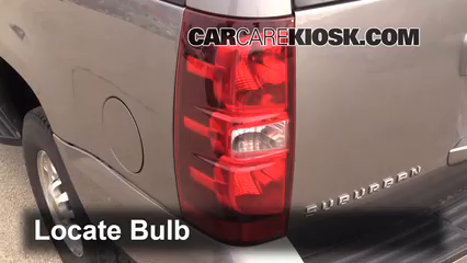 2007 Chevrolet Suburban 2500 LT 6.0L V8 Éclairage Feux de position arrière (remplacer ampoule)