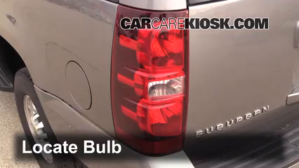 2007 Chevrolet Suburban 2500 LT 6.0L V8 Luces Luz de giro trasera (reemplazar foco)