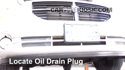 2007 Dodge Caliber SXT 2.0L 4 Cyl. Aceite Cambiar aceite y filtro de aceite