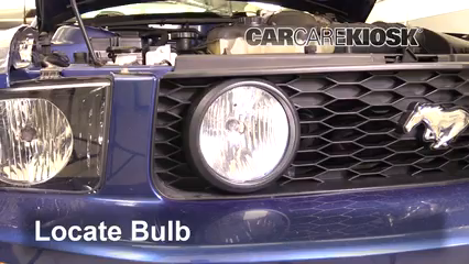 2007 Ford Mustang GT 4.6L V8 Coupe Éclairage Feu antibrouillard (remplacer l'ampoule)