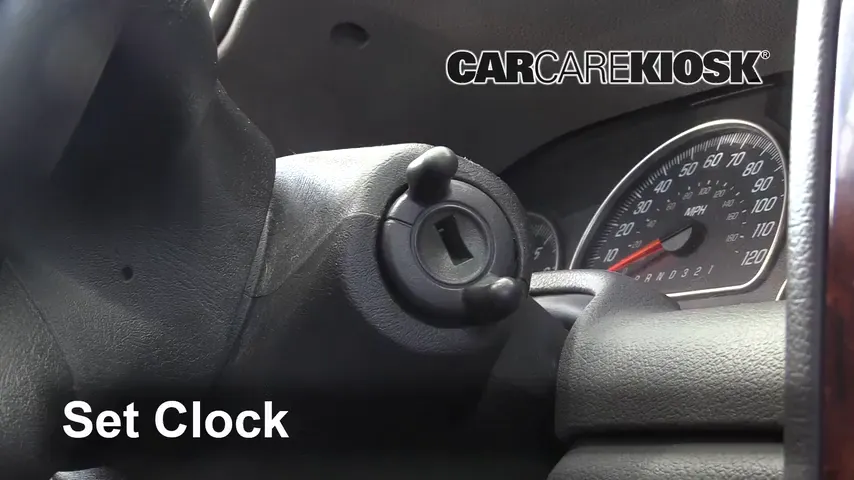 How to Set the Clock / Change Time on a 2004 GMC Envoy SLT 4.2L 6 Cyl.