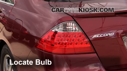2007 Honda Accord Hybrid 3.0L V6 Lights Brake Light (replace bulb)