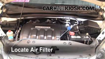 2007 Honda Odyssey EX 3.5L V6 Filtro de aire (motor) Control