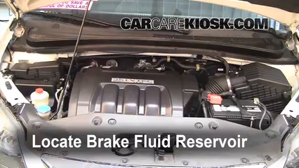 2007 Honda Odyssey EX 3.5L V6 Brake Fluid Check Fluid Level