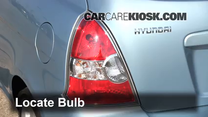 2007 Hyundai Accent SE 1.6L 4 Cyl. Lights Reverse Light (replace bulb)