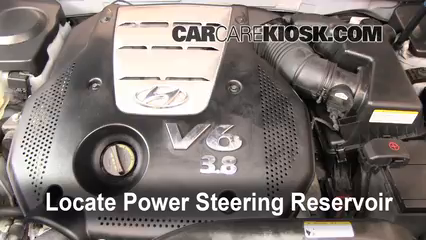 2007 Hyundai Azera SE 3.8L V6 Power Steering Fluid Fix Leaks