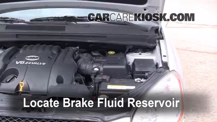 2007 Kia Rondo LX 2.7L V6 Brake Fluid Check Fluid Level