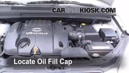 2007 Kia Rondo LX 2.7L V6 Aceite Agregar aceite
