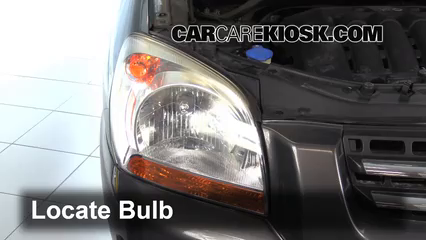 2007 Kia Sportage LX 2.7L V6 Lights Headlight (replace bulb)