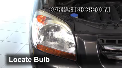 2007 Kia Sportage LX 2.7L V6 Luces Luz de estacionamiento (reemplazar foco)