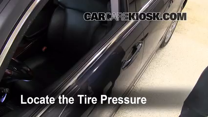 2007 Lexus GS350 3.5L V6 Tires & Wheels Check Tire Pressure