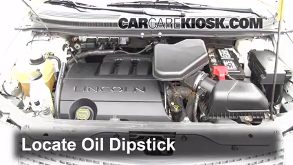 2007 Lincoln MKX 3.5L V6 Aceite Controlar nivel de aceite