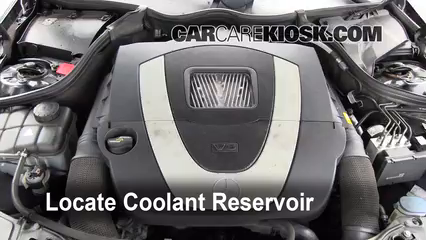 2004 c230 kompressor oil level in mm