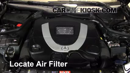 2007 Mercedes-Benz CLK550 5.5L V8 Convertible (2 Door) Filtre à air (moteur)