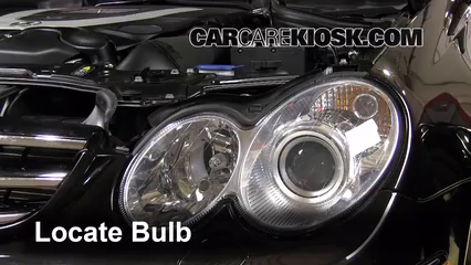 2007 Mercedes-Benz CLK550 5.5L V8 Convertible (2 Door) Lights Highbeam (replace bulb)