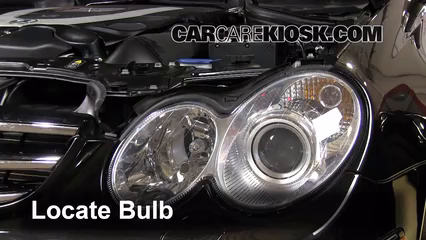2007 Mercedes-Benz CLK550 5.5L V8 Convertible (2 Door) Lights Daytime Running Light (replace bulb)