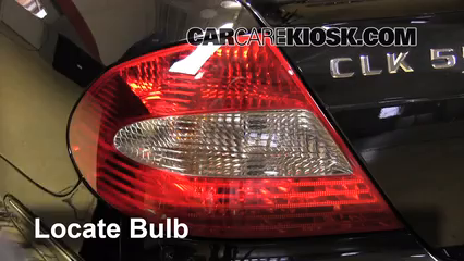 2007 Mercedes-Benz CLK550 5.5L V8 Convertible (2 Door) Éclairage Feux de marche arrière (remplacer une ampoule)