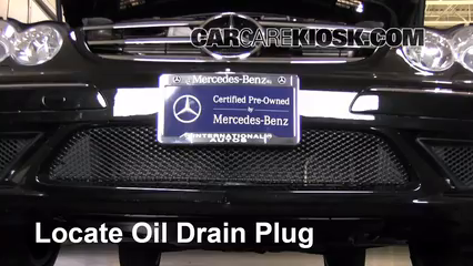 2007 Mercedes-Benz CLK550 5.5L V8 Convertible (2 Door) Aceite Cambiar aceite y filtro de aceite