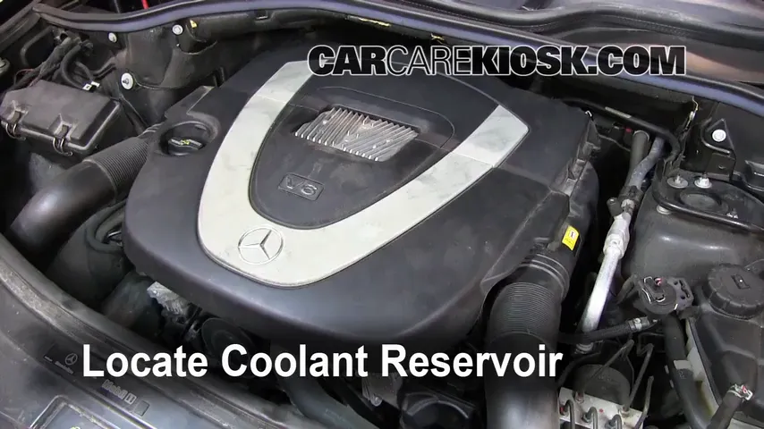 Comment Ajouter du Liquide de Refroidissement: 2007 Mercedes-Benz ML350  3.5L V6