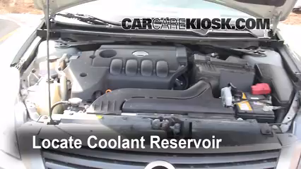 2007 Nissan Altima S 2.5L 4 Cyl. Coolant (Antifreeze) Check Coolant Level