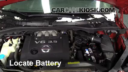 2007 Nissan Quest 3.5L V6 Batterie Changement