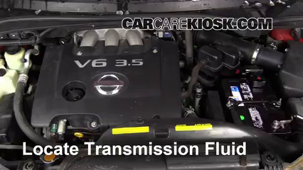 2007 Nissan Quest 3.5L V6 Transmission Fluid Check Fluid Level