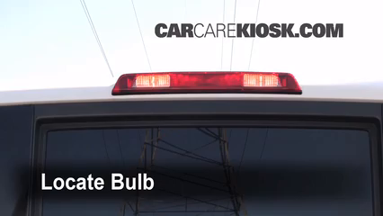 2007 Nissan Titan SE 5.6L V8 Crew Cab Pickup Lights Center Brake Light (replace bulb)