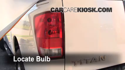 2007 Nissan Titan SE 5.6L V8 Crew Cab Pickup Lights Tail Light (replace bulb)