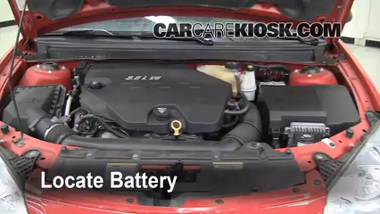 2007 Pontiac G6 3.5L V6 Battery Clean Battery & Terminals