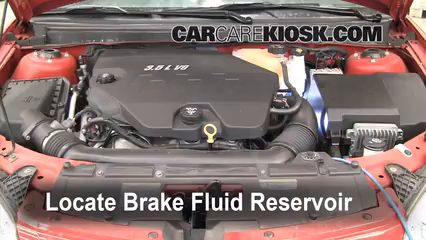 2007 Pontiac G6 3.5L V6 Brake Fluid Add Fluid