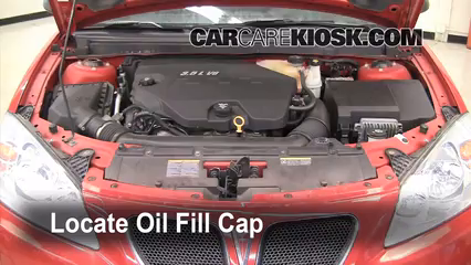 2007 Pontiac G6 3.5L V6 Oil Add Oil
