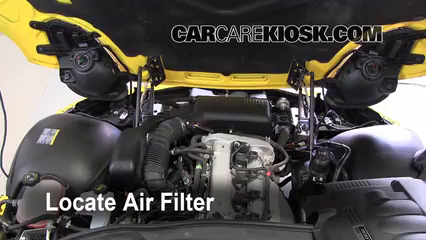 2007 Pontiac Solstice 2.4L 4 Cyl. Air Filter (Engine) Check