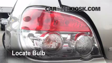 2007 Subaru Impreza 2.5i 2.5L 4 Cyl. Sedan Luces Luz de freno (reemplazar foco)