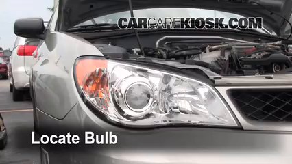 2007 Subaru Impreza 2.5i 2.5L 4 Cyl. Sedan Éclairage Feux de route (remplacer l'ampoule)