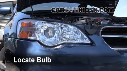 2007 Subaru Legacy 2.5i Special Edition 2.5L 4 Cyl. Sedan Lights Headlight (replace bulb)