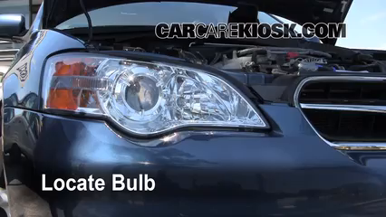 2007 Subaru Legacy 2.5i Special Edition 2.5L 4 Cyl. Sedan Lights Turn Signal - Front (replace bulb)