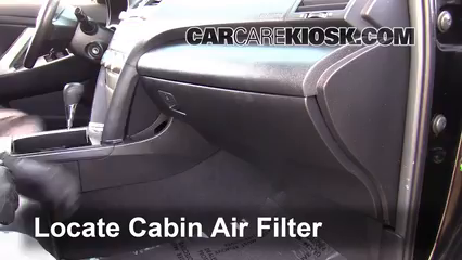 2007 Toyota Camry LE 3.5L V6 Filtro de aire (interior) Control