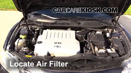 2007 Toyota Camry LE 3.5L V6 Air Filter (Engine) Check